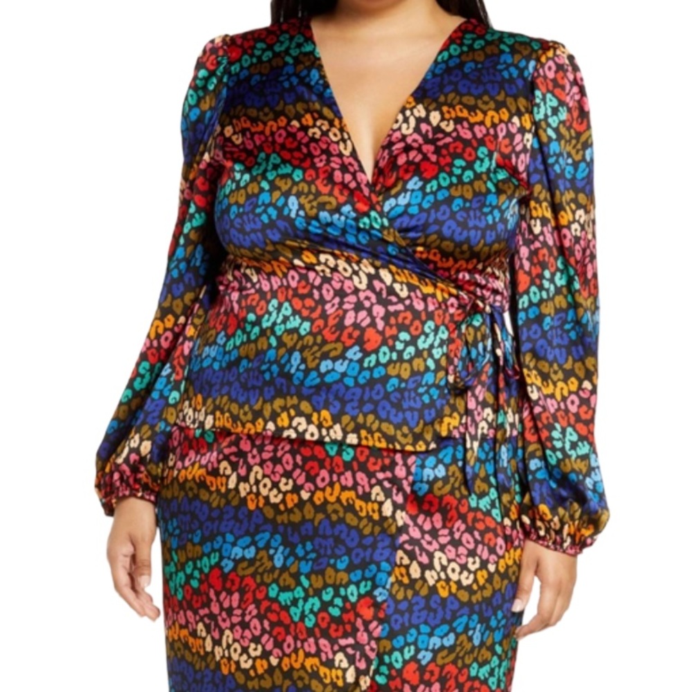 Anthropologie NWT Never Fully Dressed Wrap Top - Picture 4 of 11